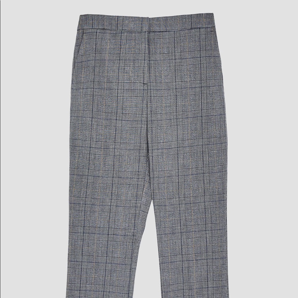 Zara checkered cigarette pants